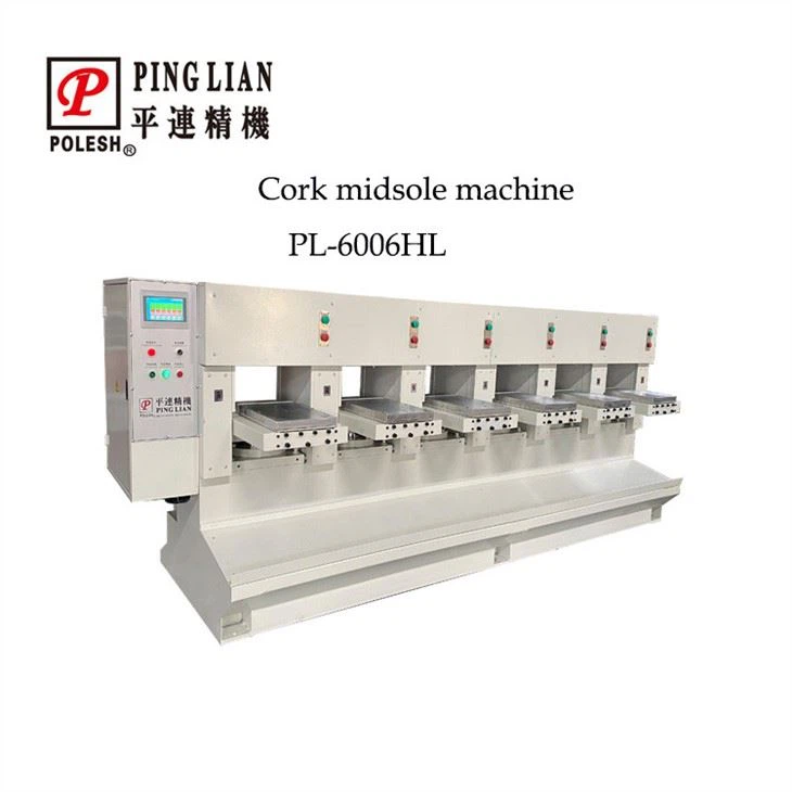 Cork Midsole Insole Hot Press Machine